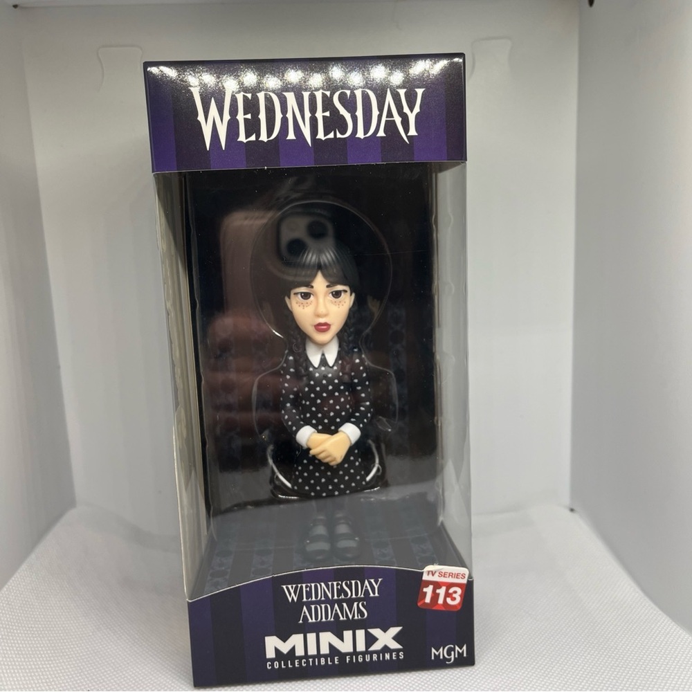 MINIX Bandai Wednesday Addams Model, Collectable Wednesday Figure